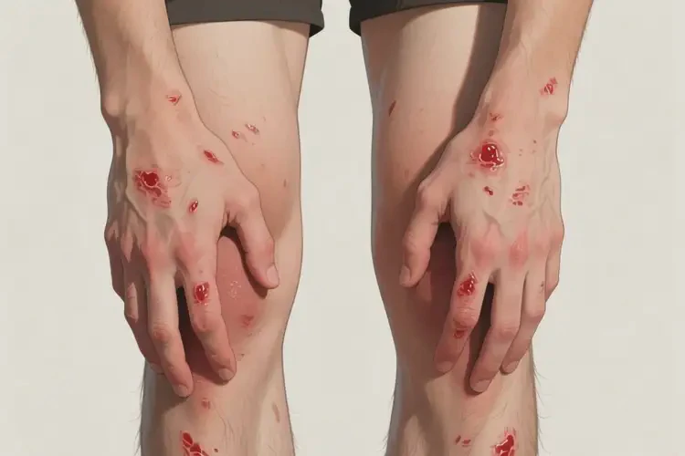 男性四肢經(jīng)常起濕疹可以治好嗎(圖4)