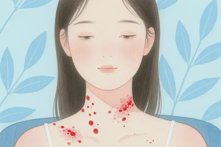 女生脖子上出現(xiàn)濕疹可不可以根治(圖4)