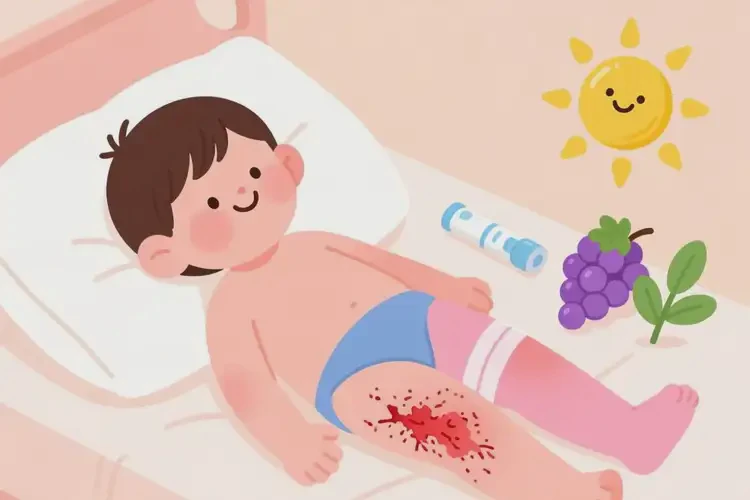 孩子大腿長濕疹可以治好嗎(圖1)