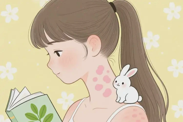 青少年脖子上有濕疹可不可以根治(圖2)