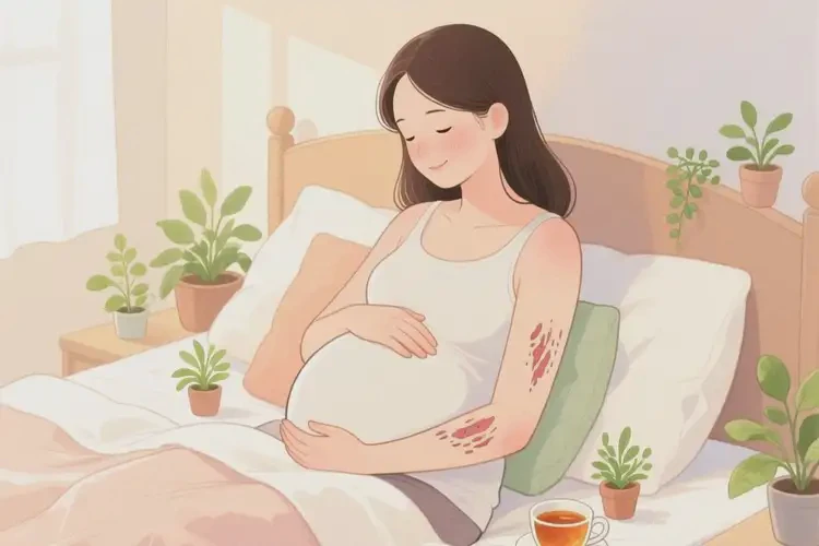 產(chǎn)婦身上長(zhǎng)濕疹可以治好嗎(圖3)