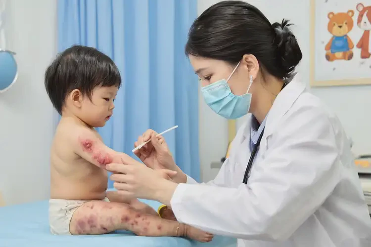 嬰幼兒手臂出現(xiàn)濕疹可不可以根治(圖3)