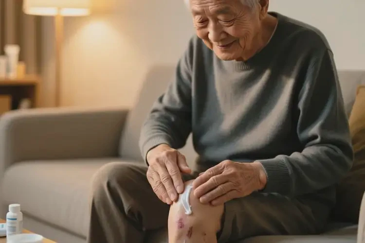 老人大腿上偶爾起濕疹可以治好嗎(圖3)