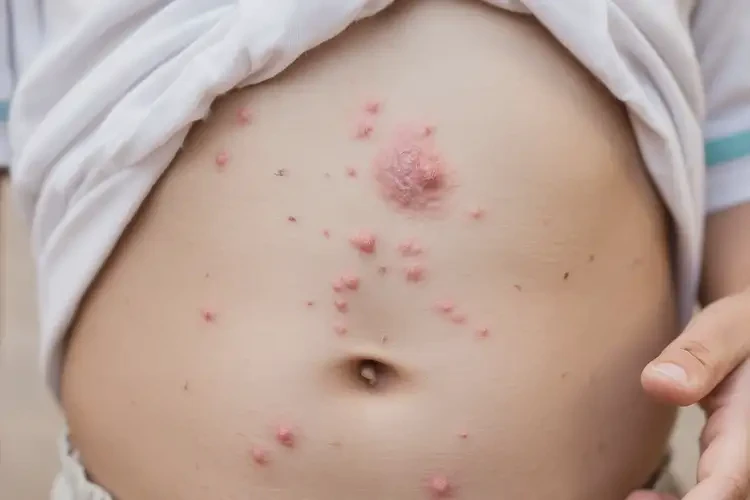 少兒肚子上經(jīng)常長濕疹可以徹底自愈嗎(圖4)