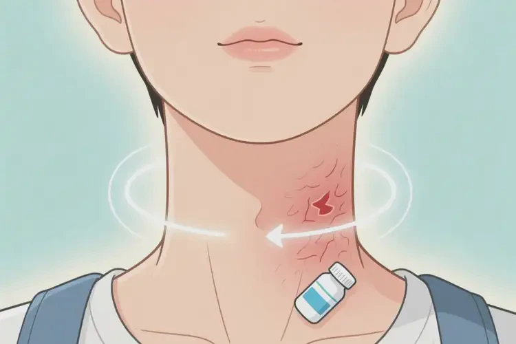 大學(xué)生脖子上出現(xiàn)濕疹可不可以根治(圖4)