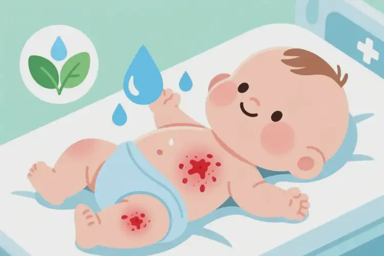 小兒肚子出現(xiàn)濕疹可以治好嗎(圖3)