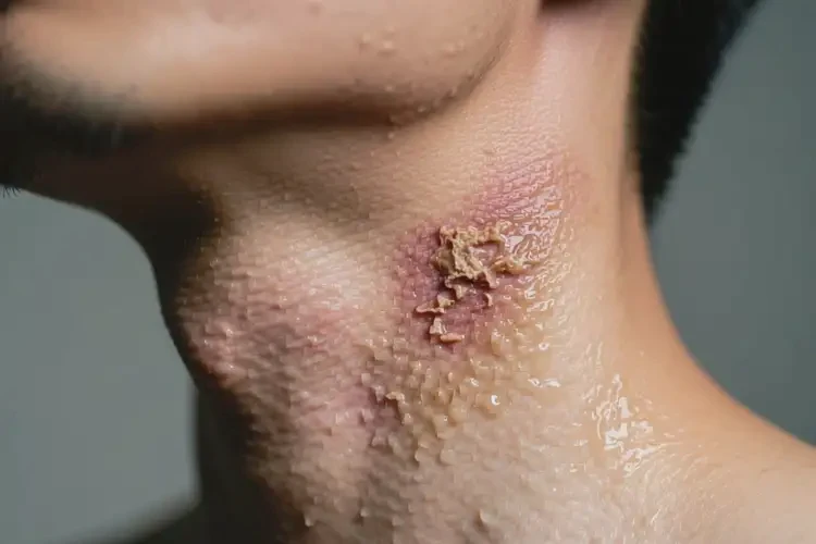 男人脖子容易起濕疹可不可以根治(圖3)