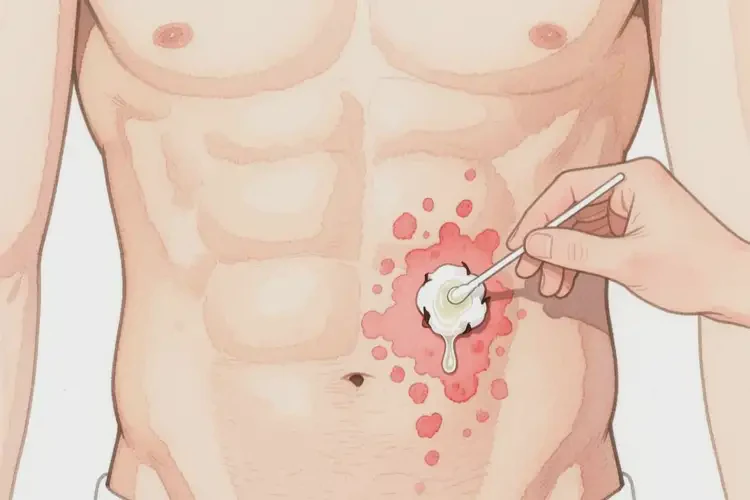 男性肚子經(jīng)常起濕疹可以治好嗎(圖2)