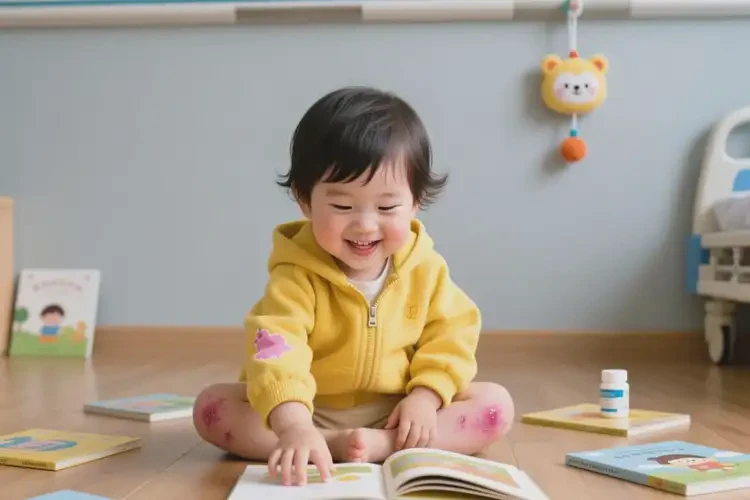 孩子全身起濕疹可以治好嗎(圖1)