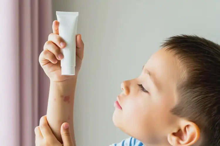 兒童手臂出現(xiàn)濕疹可不可以根治(圖2)