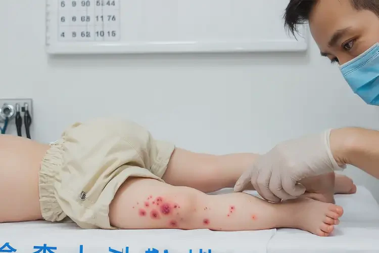 幼兒小腿上起濕疹可以徹底自愈嗎(圖1)