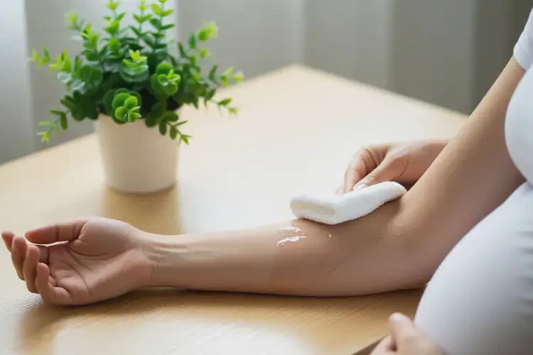 產(chǎn)婦手臂出濕疹可以治好嗎(圖3)