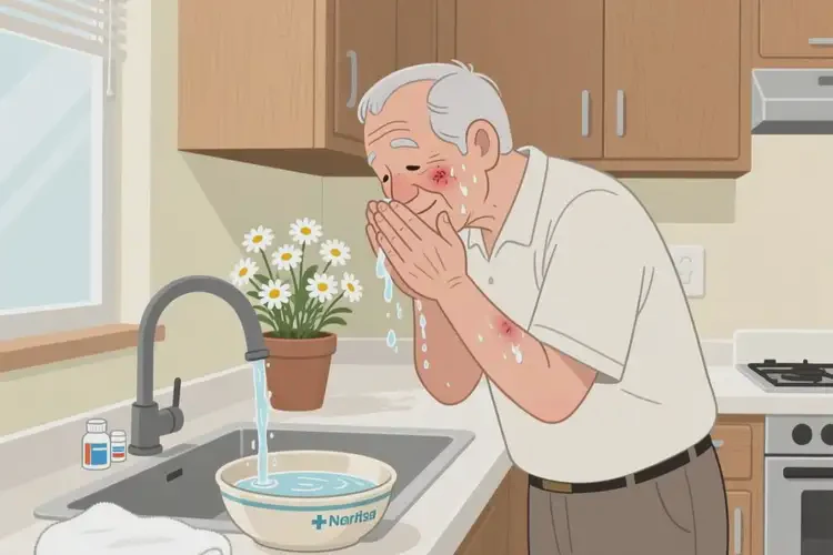 老年人面部有湿疹可不可以根治(图1)