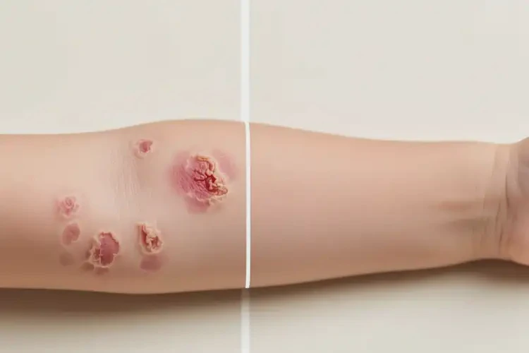 兒童手臂經(jīng)常長濕疹可以治好嗎(圖2)