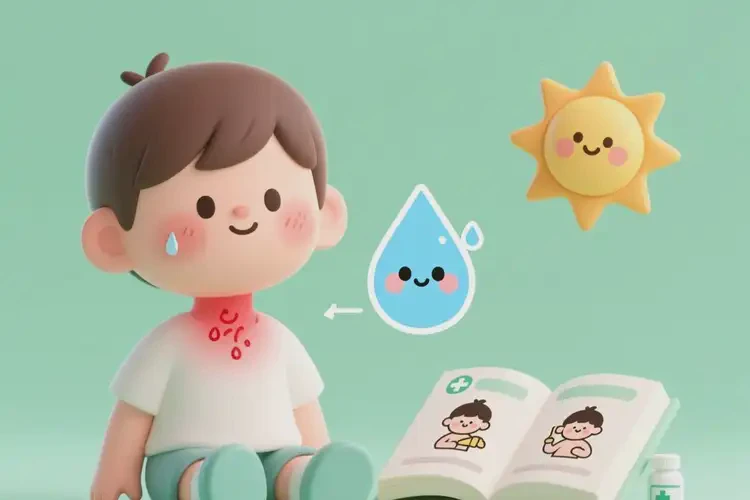 少兒脖子偶爾長(zhǎng)濕疹可以治好嗎(圖2)