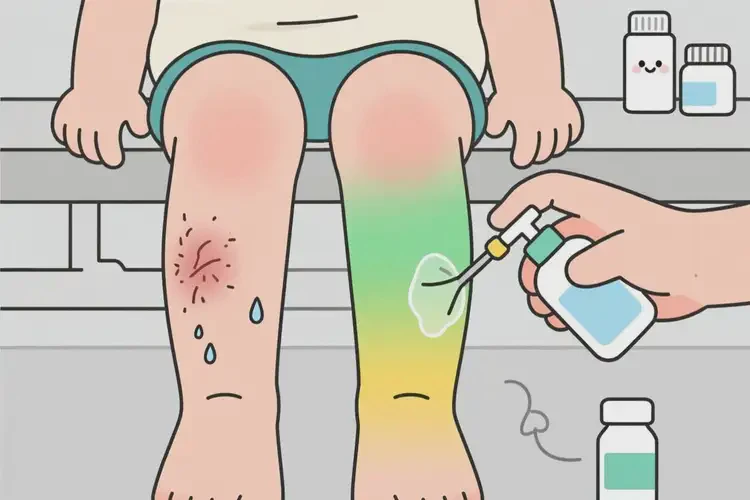 小孩小腿經(jīng)常長(zhǎng)濕疹可以治好嗎(圖1)