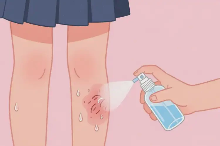 大學(xué)生小腿起濕疹可不可以根治(圖2)