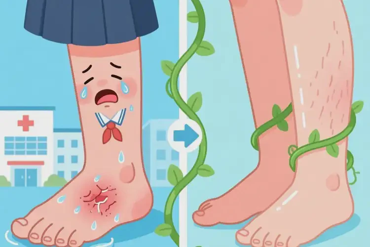 大學(xué)生腳上長濕疹可不可以根治(圖3)