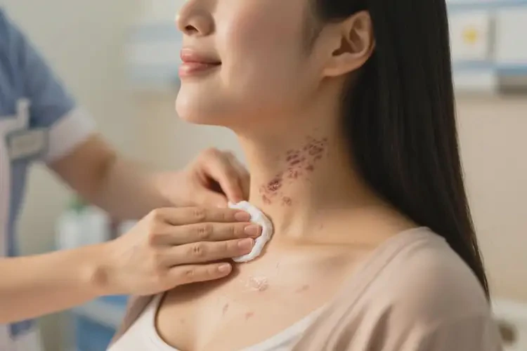 產(chǎn)婦脖子起濕疹可以治好嗎(圖4)