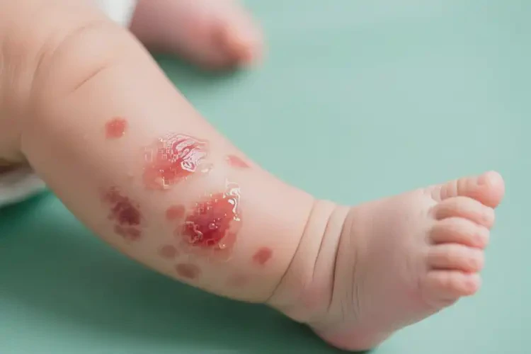 寶寶四肢起濕疹可以治好嗎(圖1)