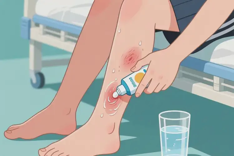 大學(xué)生小腿起濕疹可不可以根治(圖1)