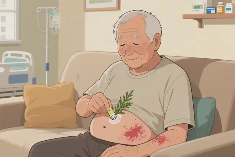 老年人肚子上起濕疹可以治好嗎(圖2)