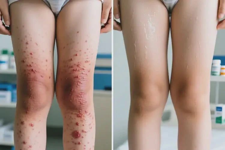 兒童大腿起濕疹可以治好嗎(圖4)