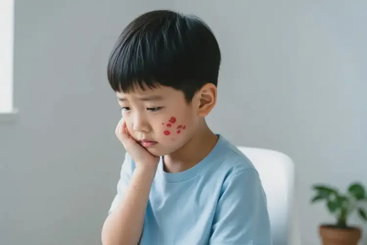 小學(xué)生臉上長濕疹可不可以根治(圖4)