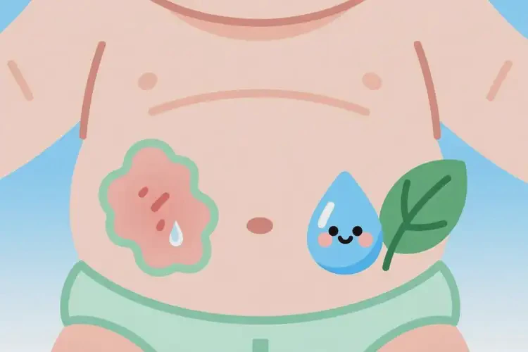 嬰幼兒肚子起濕疹可不可以根治(圖1)