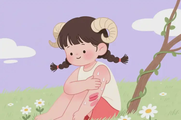 小孩手臂出現(xiàn)濕疹可以治好嗎(圖3)