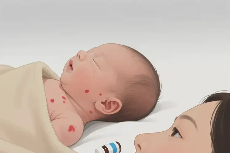新生兒脖子起濕疹可不可以根治(圖2)