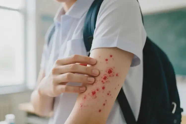 大學(xué)生手臂有濕疹可不可以根治(圖1)