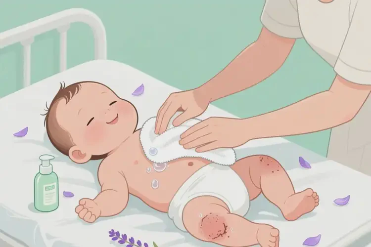 寶寶全身長(zhǎng)濕疹可以治好嗎(圖1)