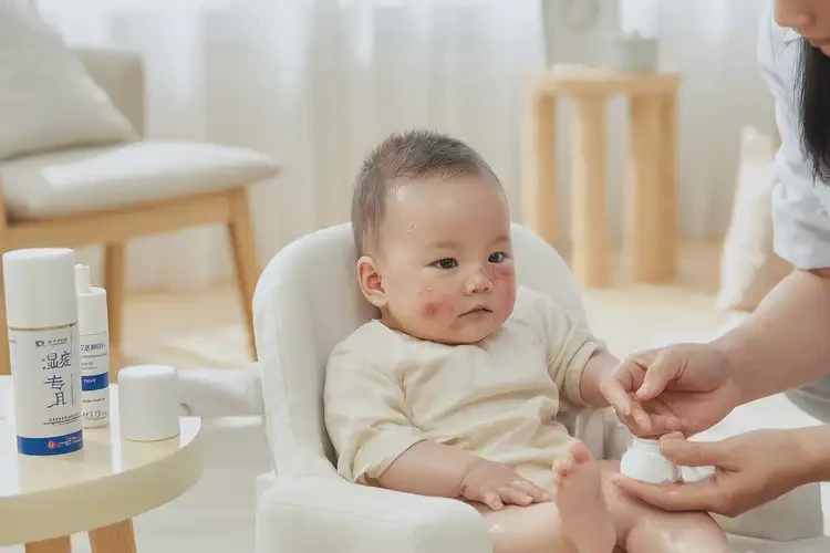 嬰兒面部有濕疹不管它會自己痊愈嗎(圖3)