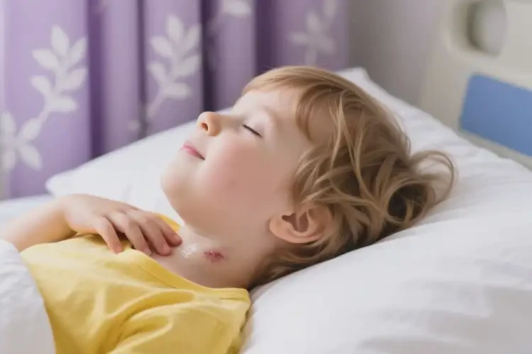 孩子脖子上經(jīng)常起濕疹可以治好嗎(圖2)