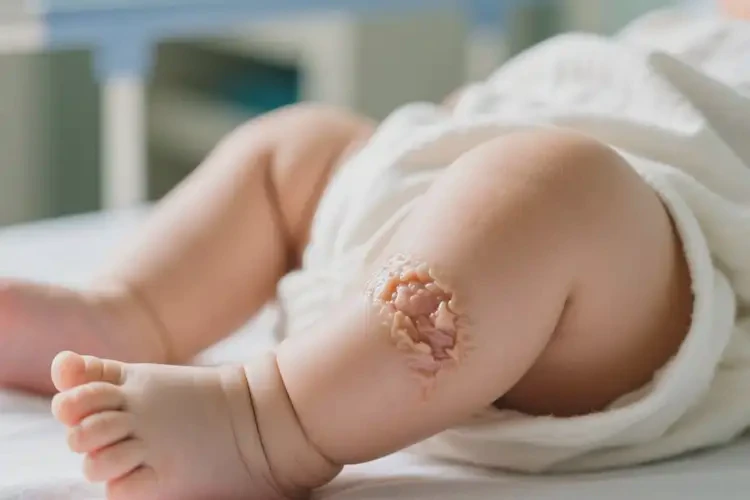 寶寶小腿經(jīng)常長濕疹可以治好嗎(圖2)