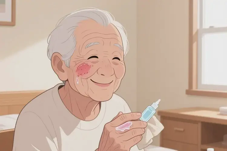 高齡老人臉上容易起濕疹可不可以根治(圖4)