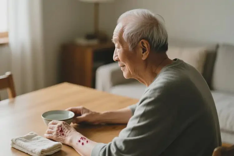 老人身上經(jīng)常起濕疹可以治好嗎(圖3)