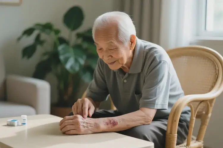 高齡老人身上起濕疹可不可以根治(圖3)