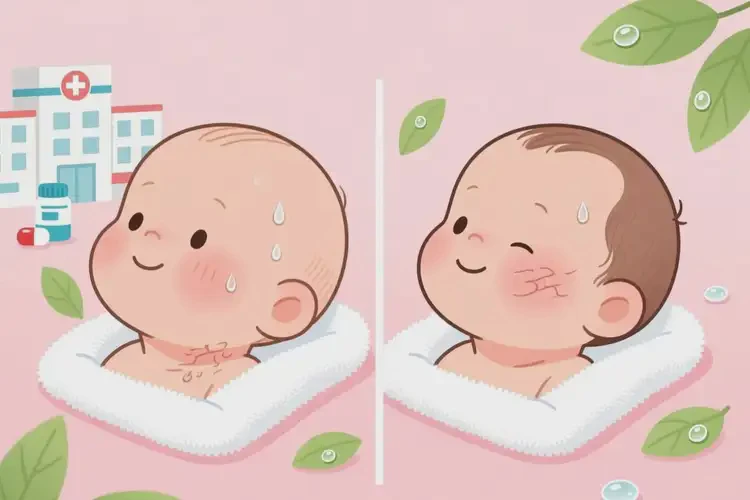 小儿脖子上长湿疹可以治好吗(图2)