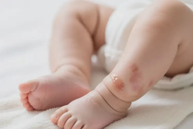 寶寶小腿經(jīng)常長濕疹可以治好嗎(圖3)