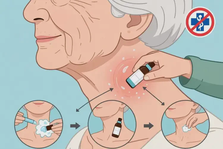 老年人脖子上经常长湿疹可不可以根治(图1)