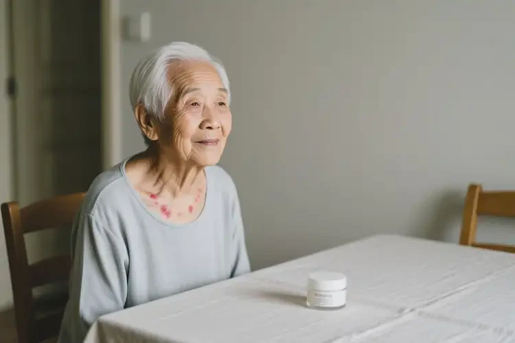 高齡老人脖子上起濕疹可不可以根治(圖3)