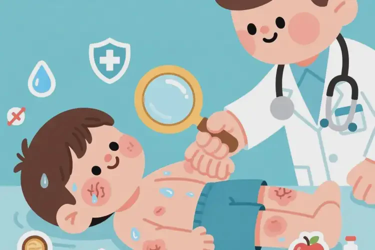 小兒全身起濕疹可以治好嗎(圖1)