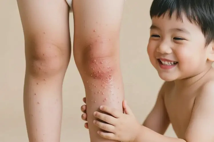 小兒小腿偶爾起濕疹可以治好嗎(圖2)