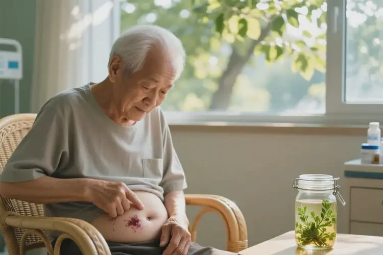高齡老人肚子上經(jīng)常長濕疹可不可以根治(圖2)