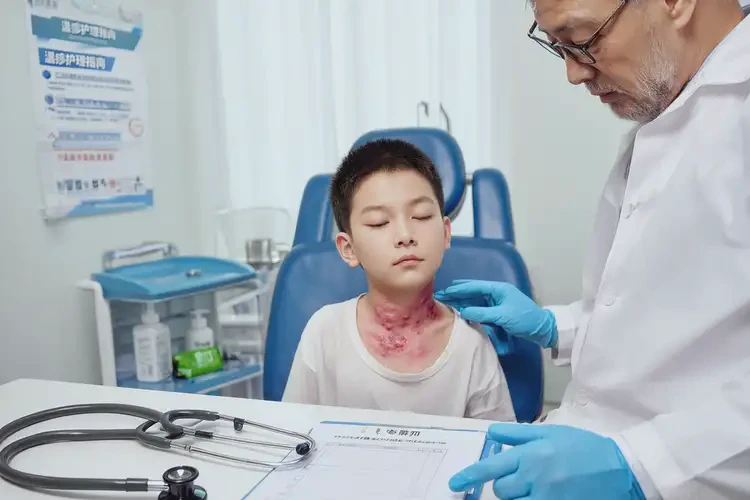 小學生脖子出現(xiàn)濕疹可不可以根治(圖2)