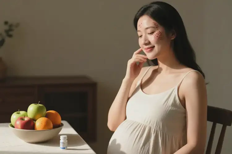 孕婦臉上出現(xiàn)濕疹可不可以根治(圖1)