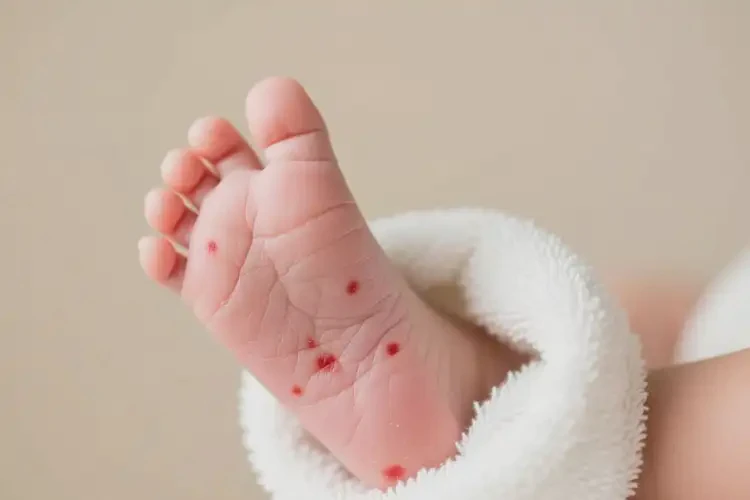 新生兒腳上容易長(zhǎng)濕疹可不可以根治(圖4)