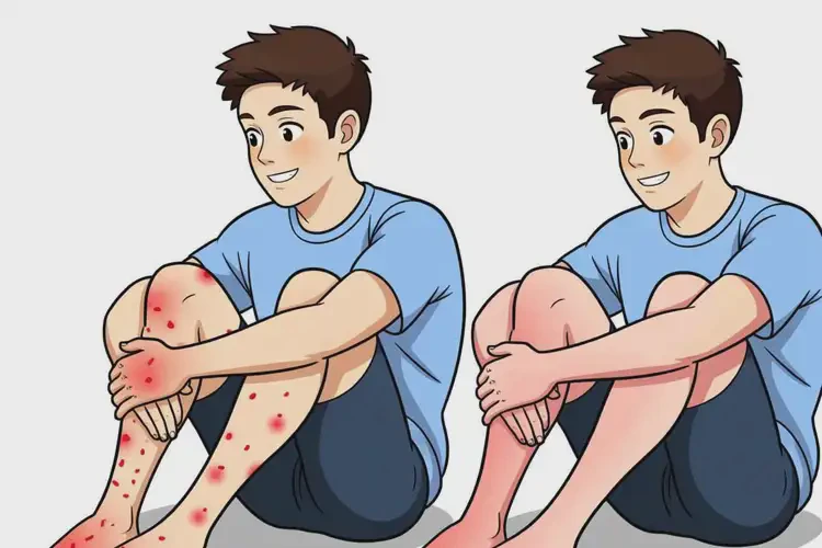 青年人小腿上容易長濕疹可不可以根治(圖1)